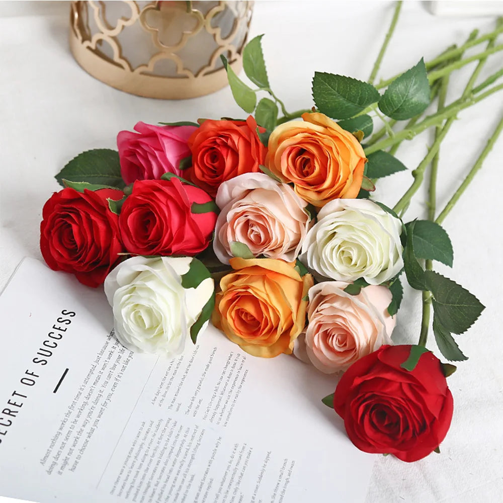 Realistic Artificial Rose Branches
