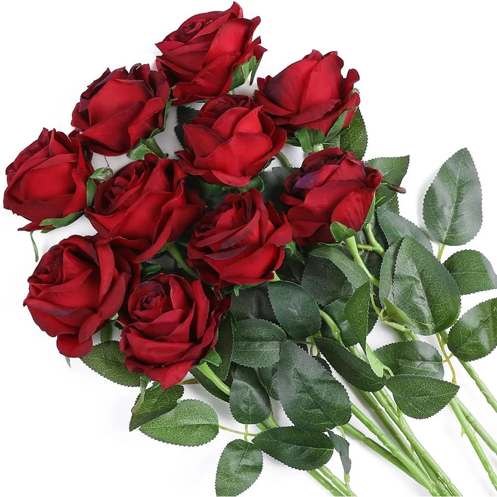 Realistic Artificial Rose Branches